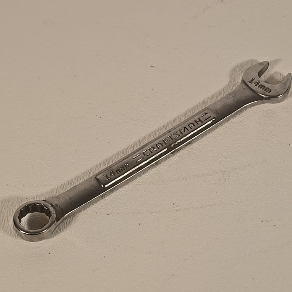 Craftsman 14mm Combination Wrench 12 Pt Vintage VA 42918 Made in USA